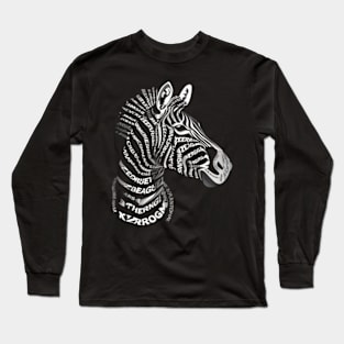 Zebra Conservation Strategies Long Sleeve T-Shirt